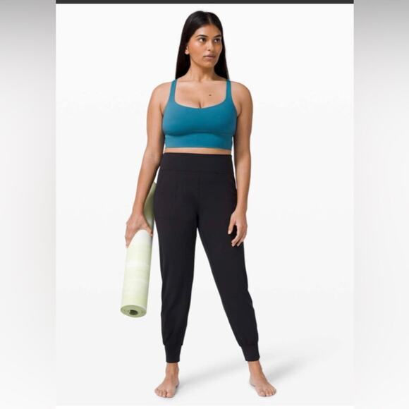 Lululemon womens 4 align jogger 28” black leggings buttery soft activewear yoga - Picture 3 of 12